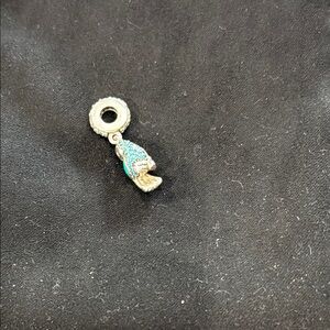Pandora Silver and Turquoise Charm